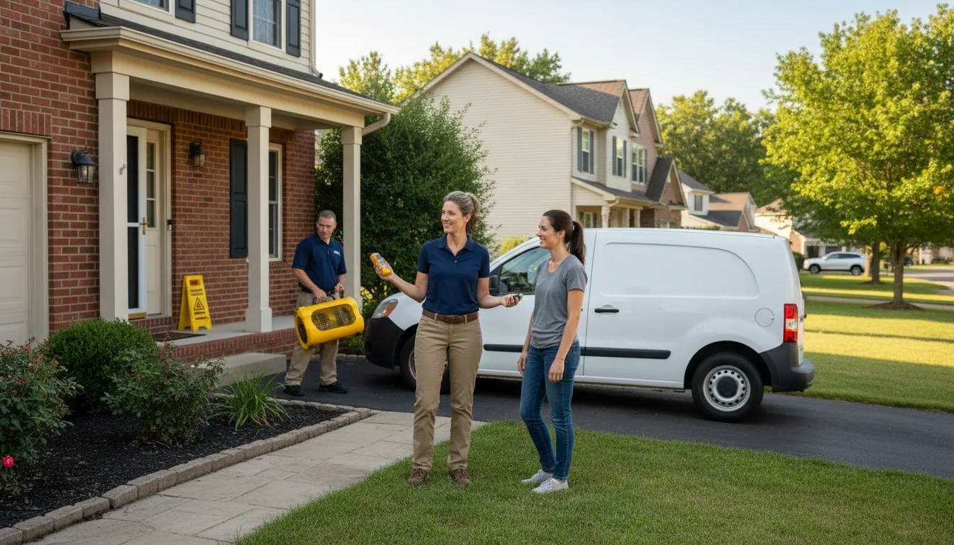 Water restoration image for Mold Remediation in Sheffield, TX